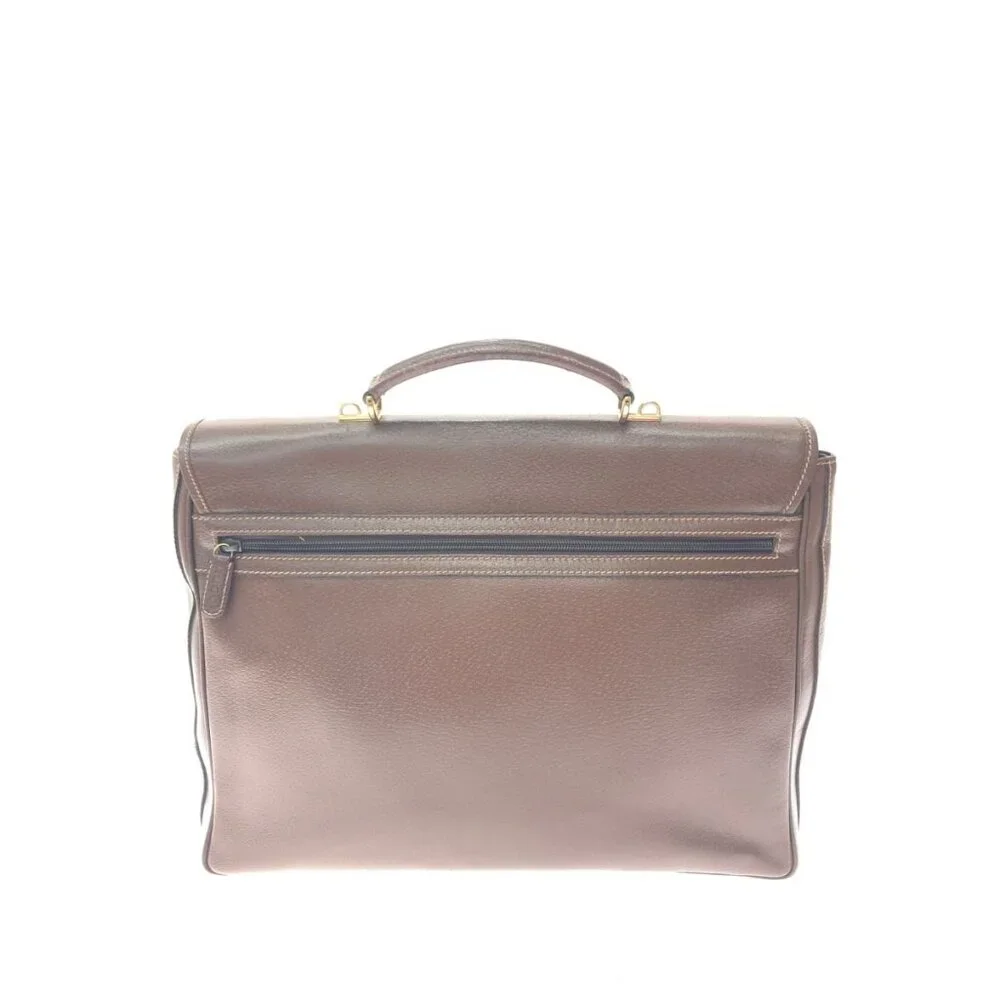 Gucci Business Bag Briefcase Leather 015 123 3680 Brown
